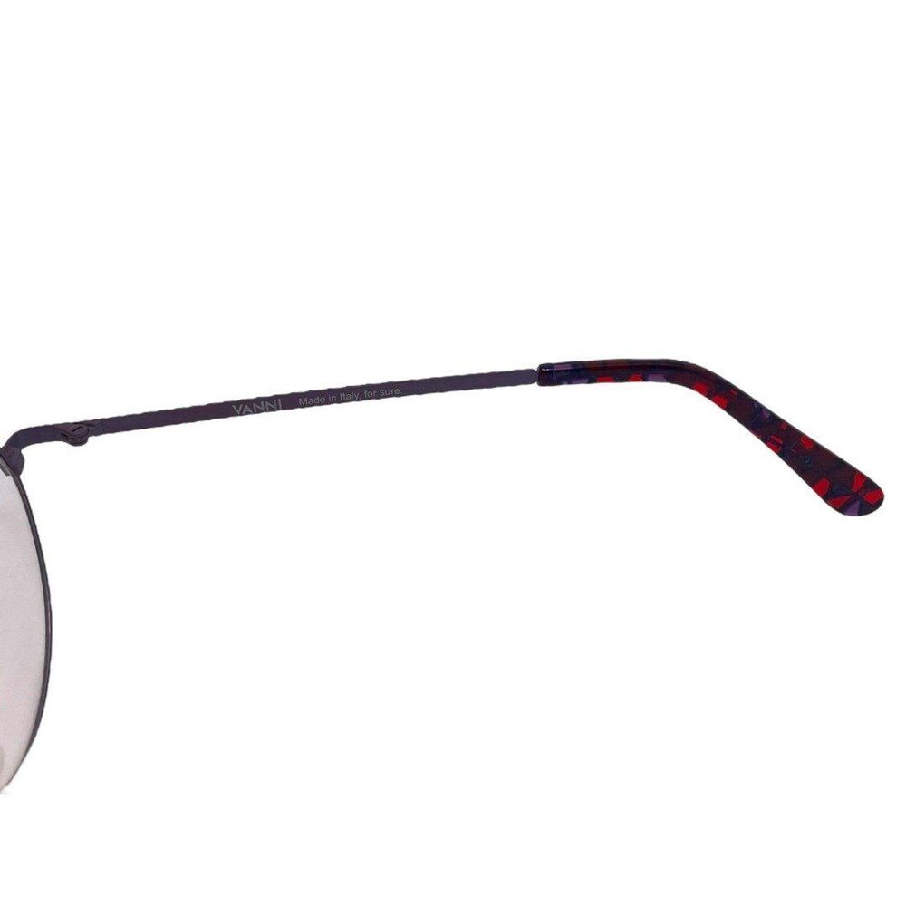 Vanni V6223 Eyeglasses for Women, Red Metal Frame, Full Rim, Round Shape - Picture 5 of 9